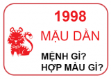 Sinh Năm 1998 Mệnh Gì?